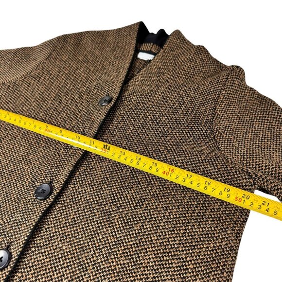 NWOT J.Jill Haley Topper Coat Cardigan Sz.M Brown Textured Knit Duster Fall - Picture 8 of 14